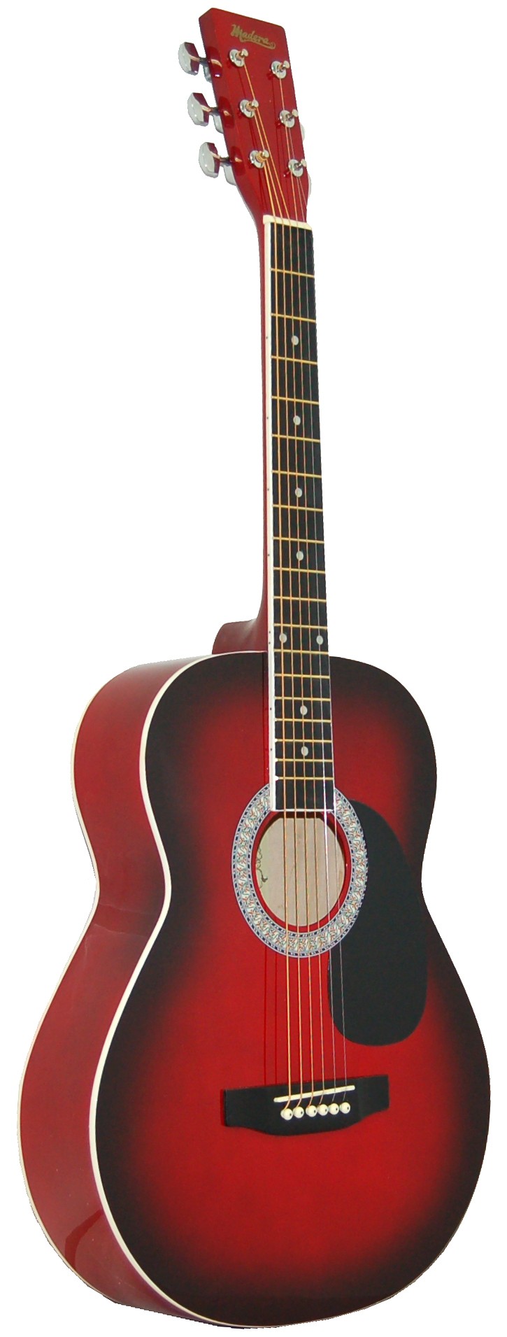 MADERA LD381 38'' ACOUSTIC KIDS GUITAR - RED BURST