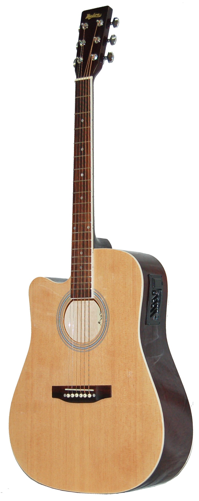 MADERA SPRUCE TOP WITH PICKUP SP411 -NATURAL (LEFT HANDED)