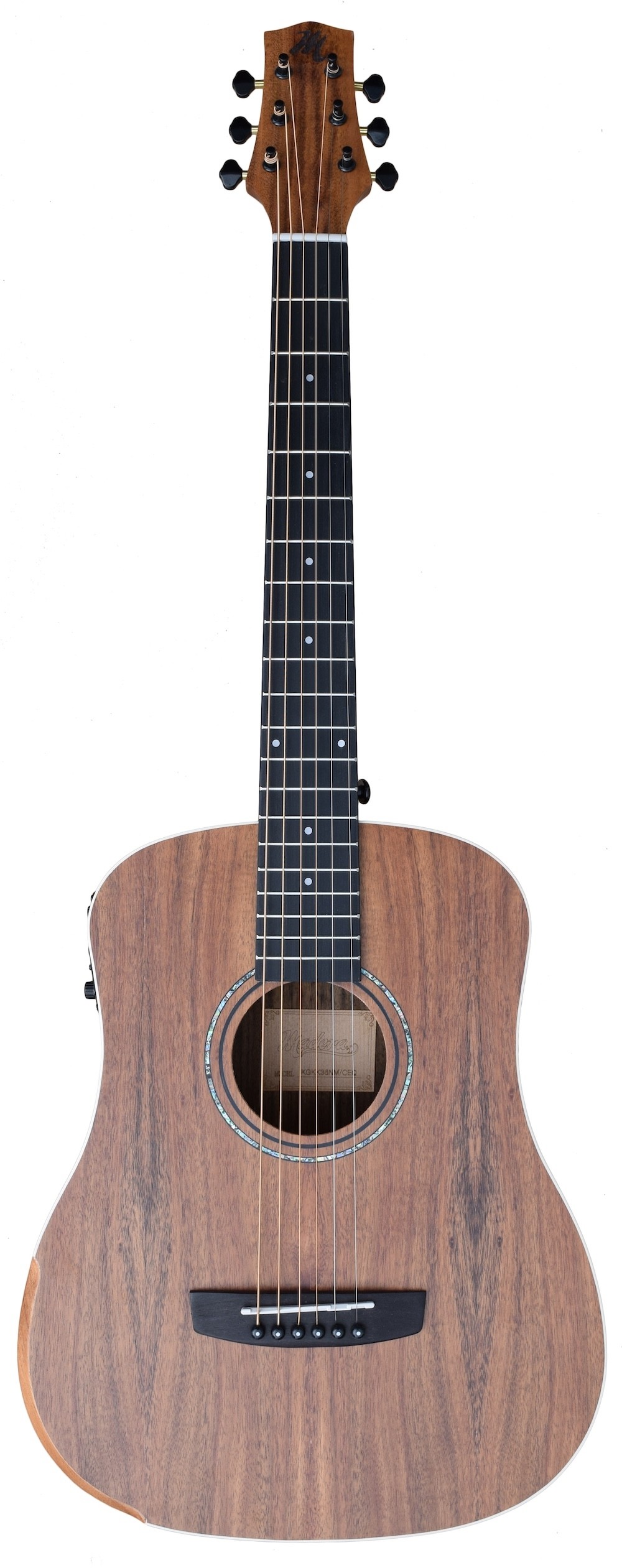 MADERA KGKK36EQ - 36'' MINI ACOUSTIC GUITAR WITH 9V EQ/TUNER WITH A PADDED GIGBAG INCLUDED