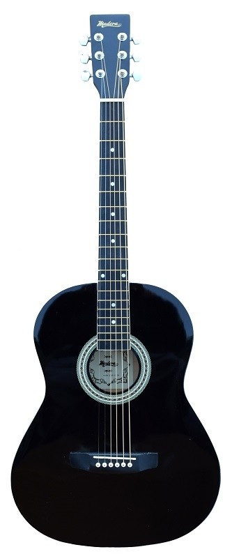 MADERA LD381 38'' LEFT HANDED ACOUSTIC KIDS GUITAR - BLACK