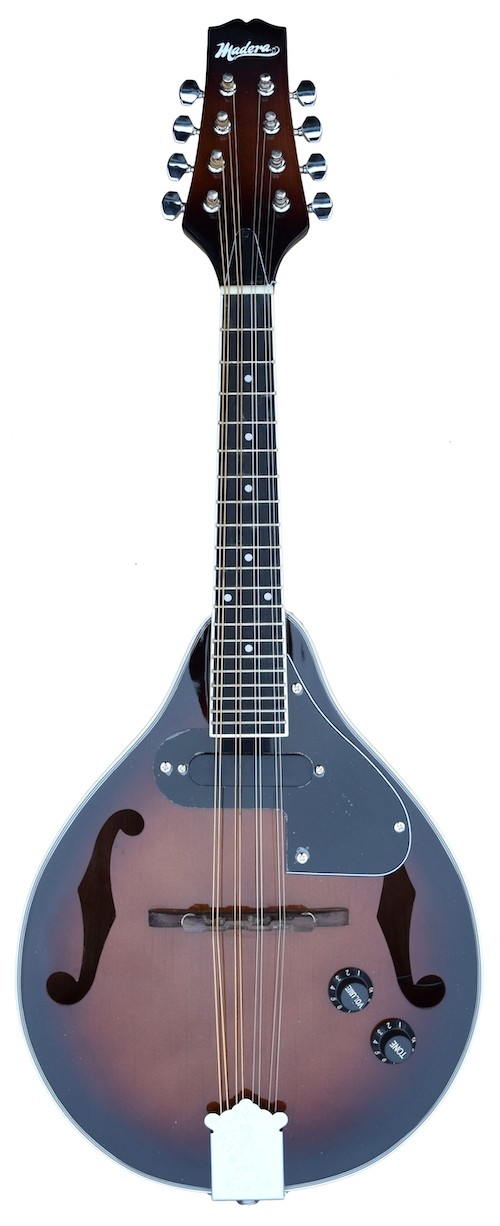 MADERA M402E MANDOLIN WITH PICKUP - COFFEE BROWN