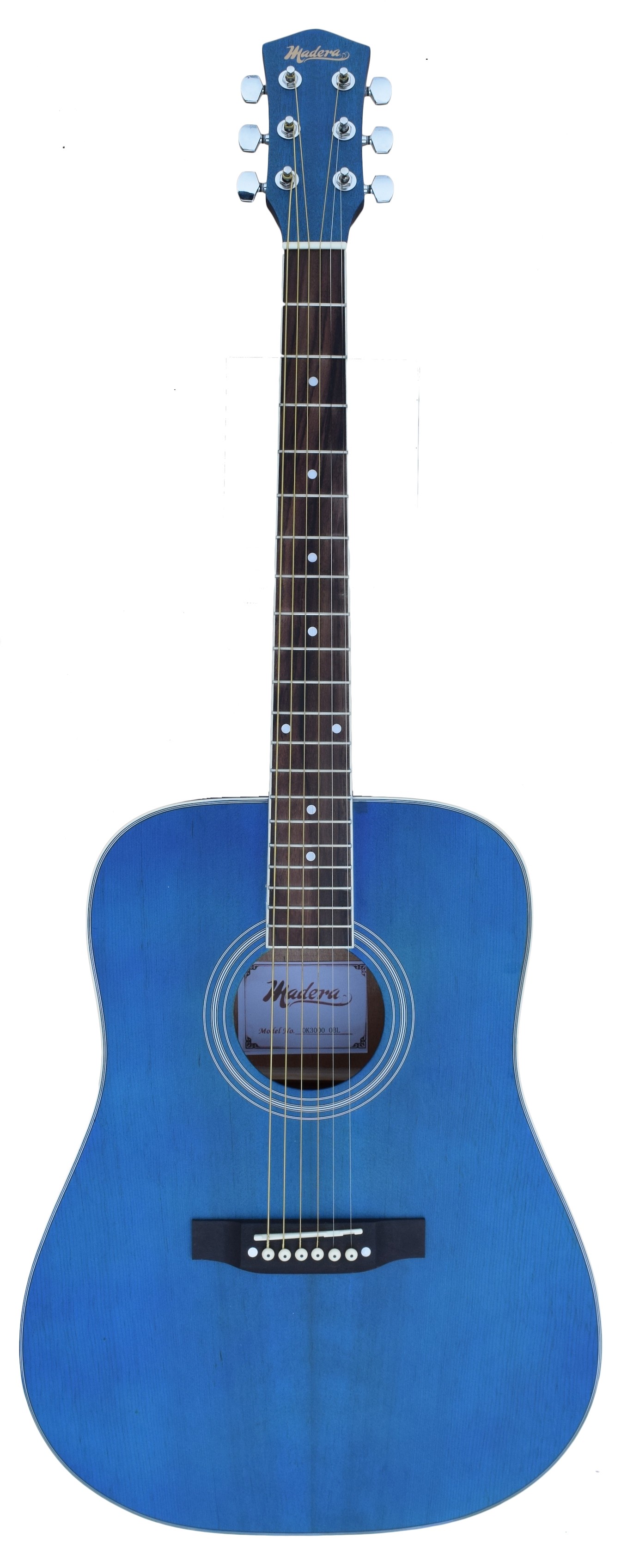 MADERA OK3000C ACOUSTIC GUITAR - BLUE MATTE SATIN