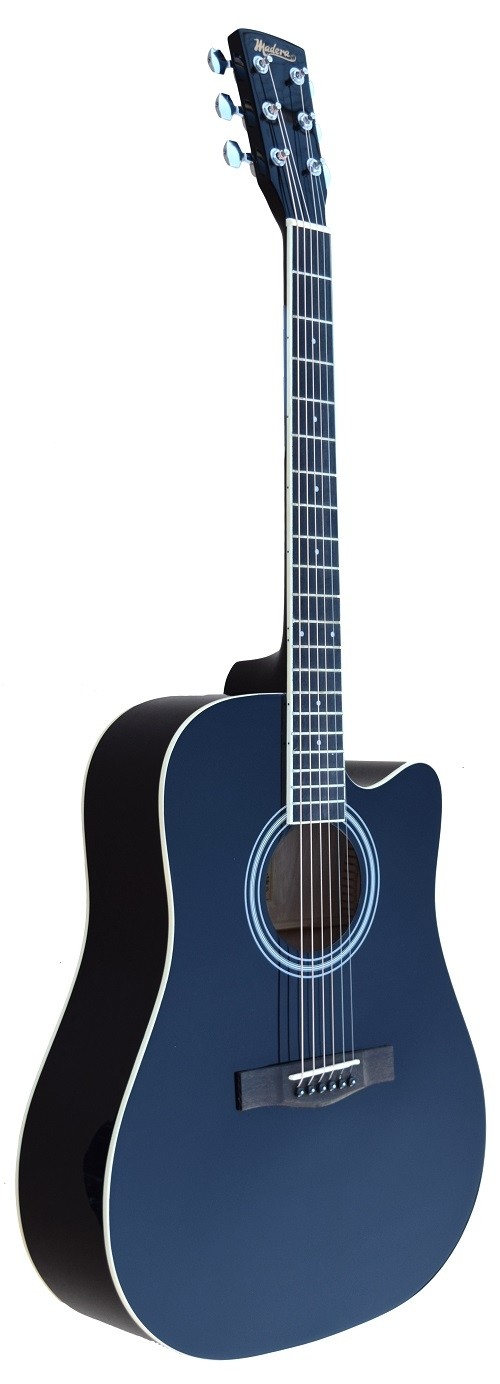 MADERA RD411C CUTAWAY FULL SIZE ACOUSTIC GUITAR - BLACK GLOSS