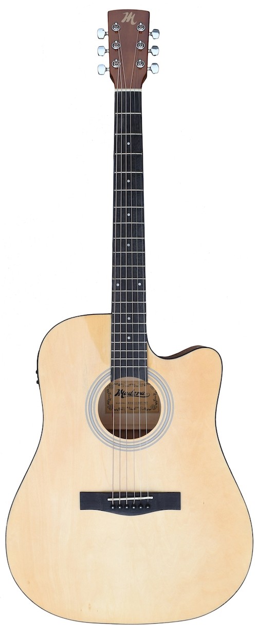 MADERA RD411CS4T ACOUSTIC GUITAR WITH PICKUP - NATURAL GLOSS