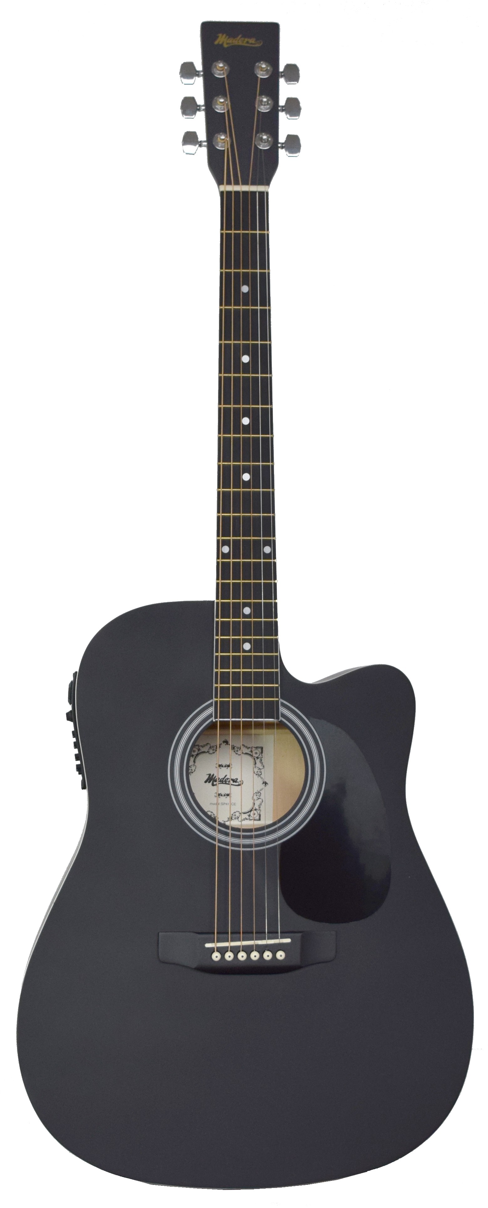 MADERA SP411CE - ELECTRO-ACOUSTIC 41'' GUITAR - BLACK SATIN