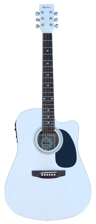 MADERA SP411CE - ELECTRO-ACOUSTIC 41'' GUITAR - WHITE