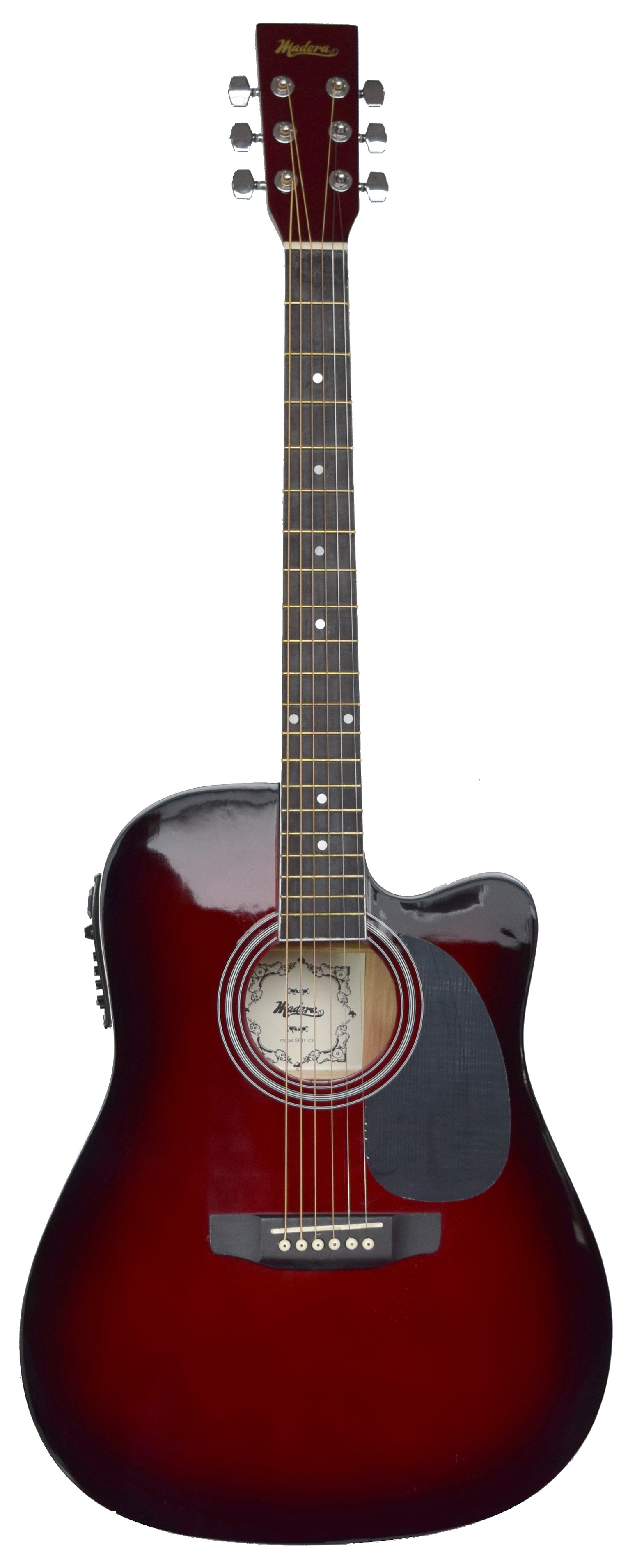 MADERA SP411CE - ELECTRO-ACOUSTIC 41'' GUITAR - WINE RED