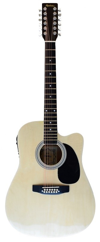 MADERA W4124CE 12 STRING ACOUSTIC WITH ACTIVE PICKUP - NATURAL