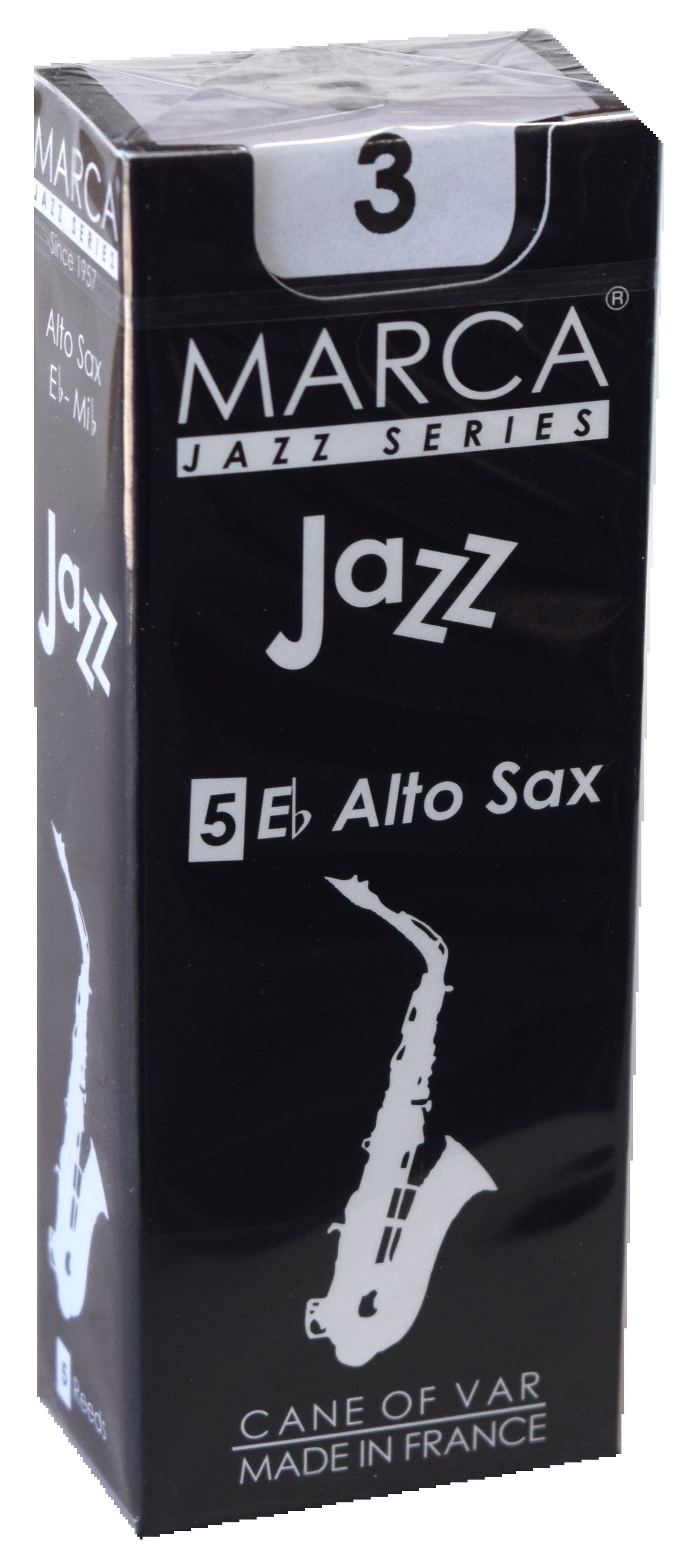 Marca Jazz Series - Alto Saxophone Reeds (Box of 5) - 3