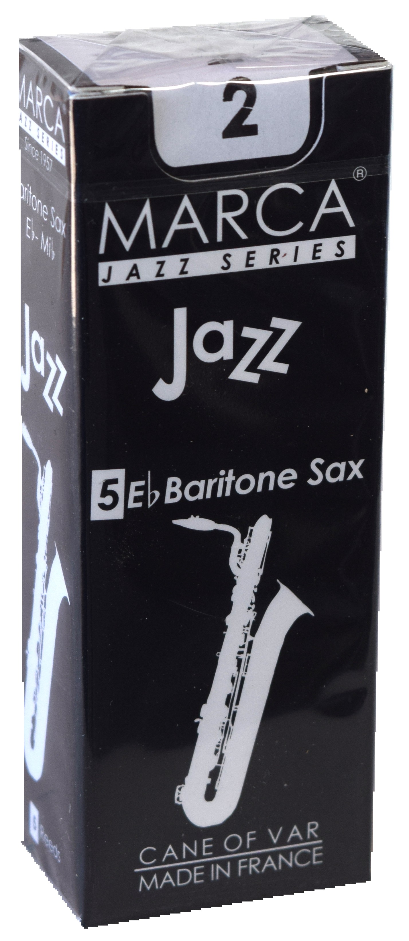 Marca Jazz Series - Baritone Saxophone Reeds (Box of 5) - 2
