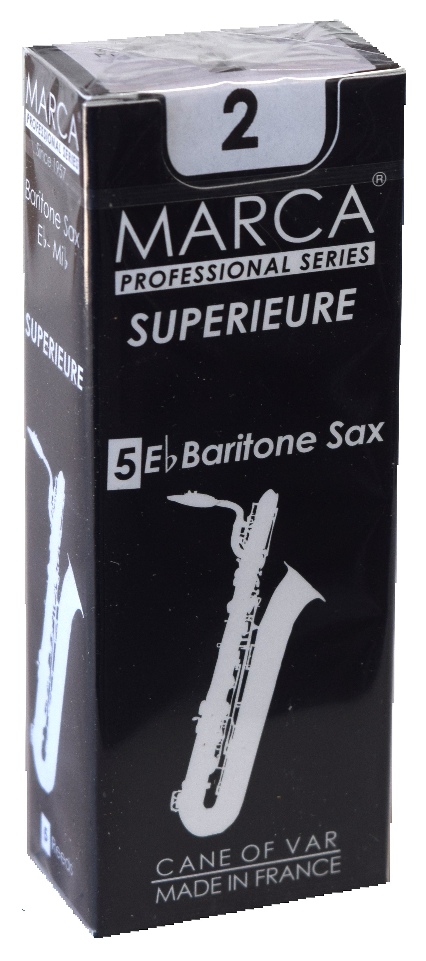 Marca Superieure - Professional Baritone Saxophone Reeds (Box of 5) - 2