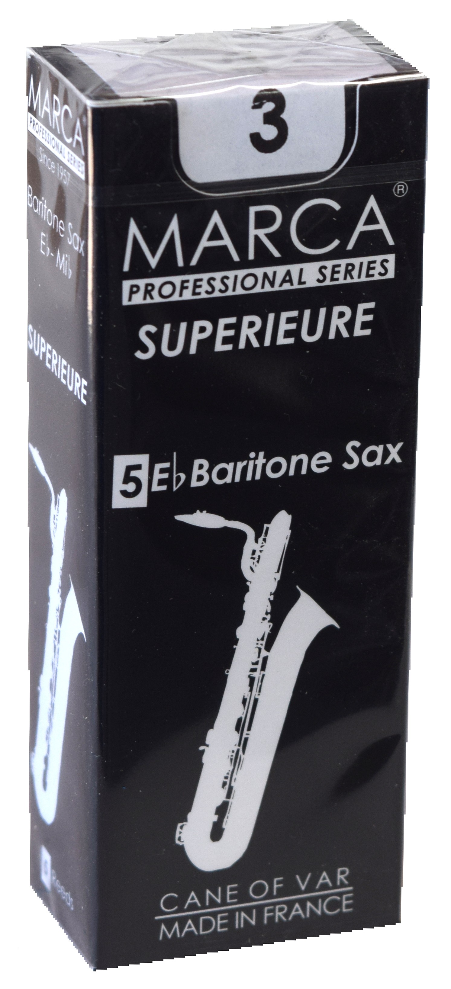 Marca Superieure - Professional Baritone Saxophone Reeds (Box of 5) - 3