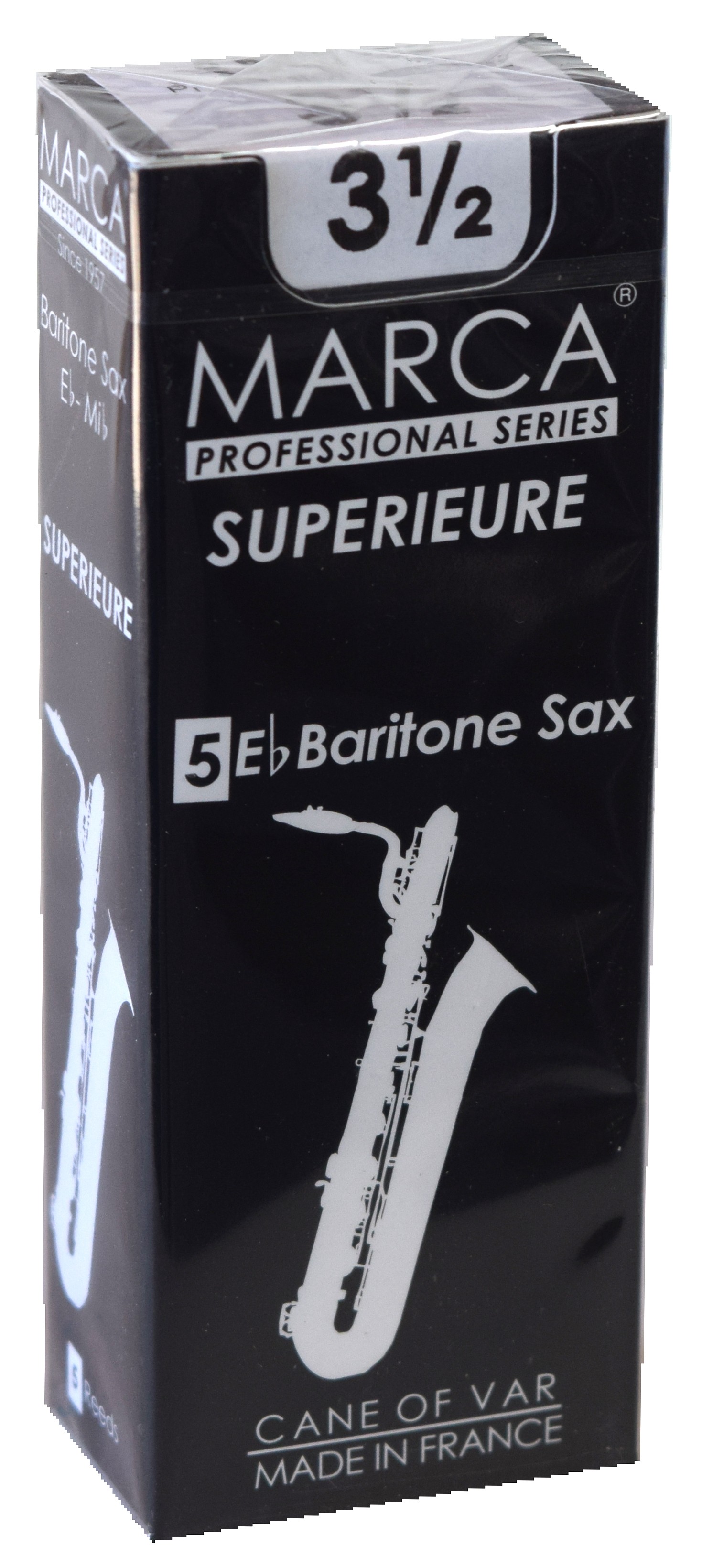 Marca Superieure - Professional Baritone Saxophone Reeds (Box of 5) - 3 1/2