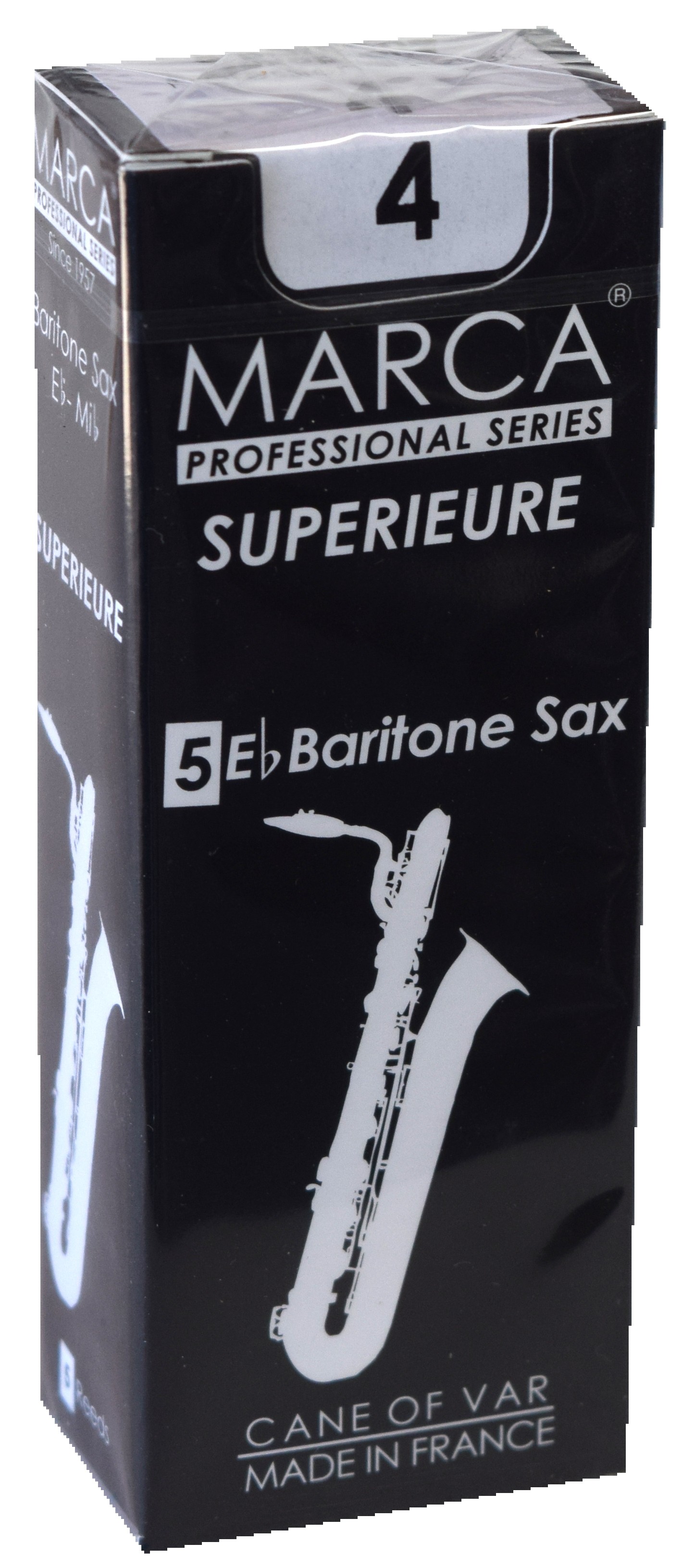 Marca Superieure - Professional Baritone Saxophone Reeds (Box of 5) - 4