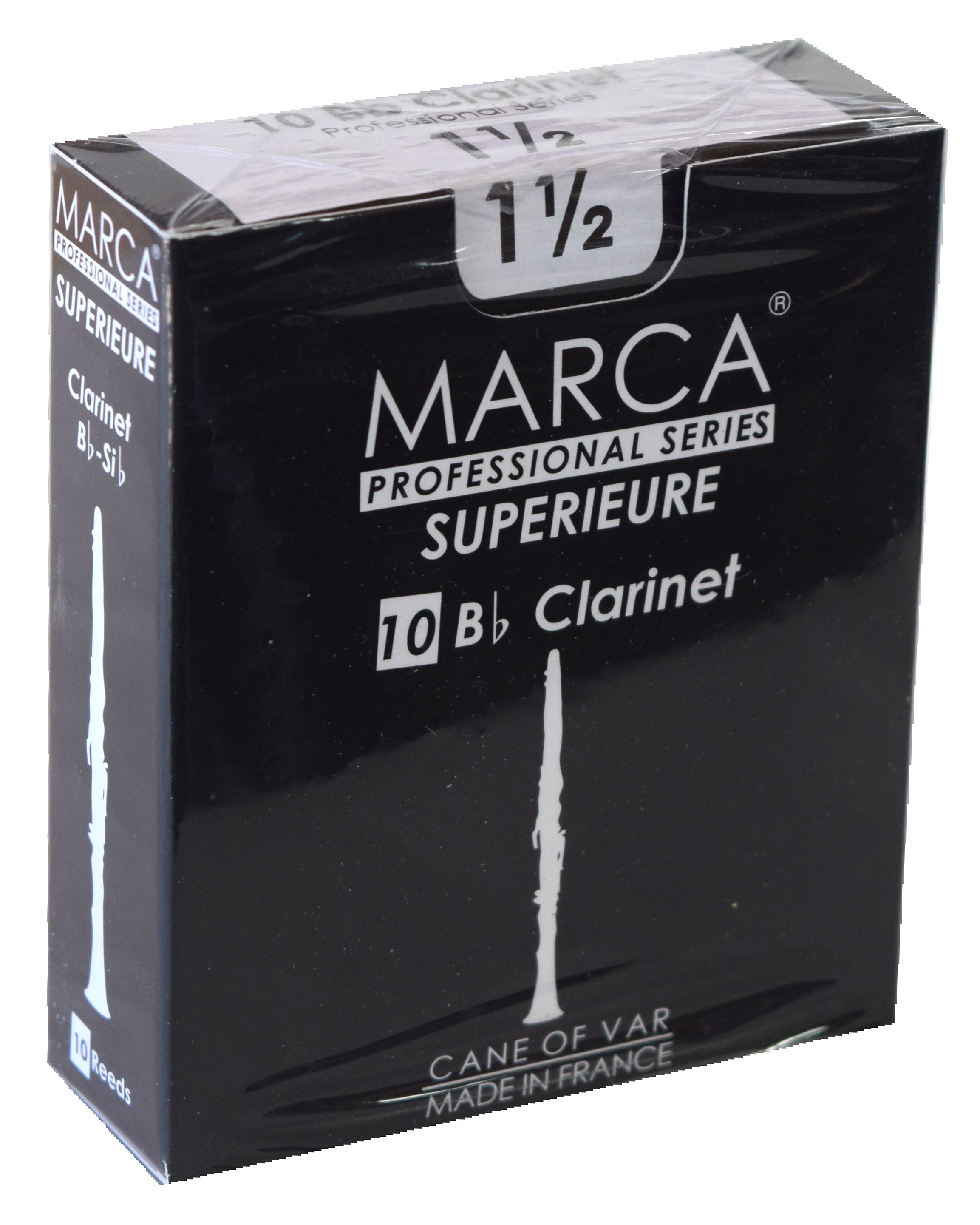 Marca Superieure - Professional Clarinet Reeds (Box of 10) - 1 1/2