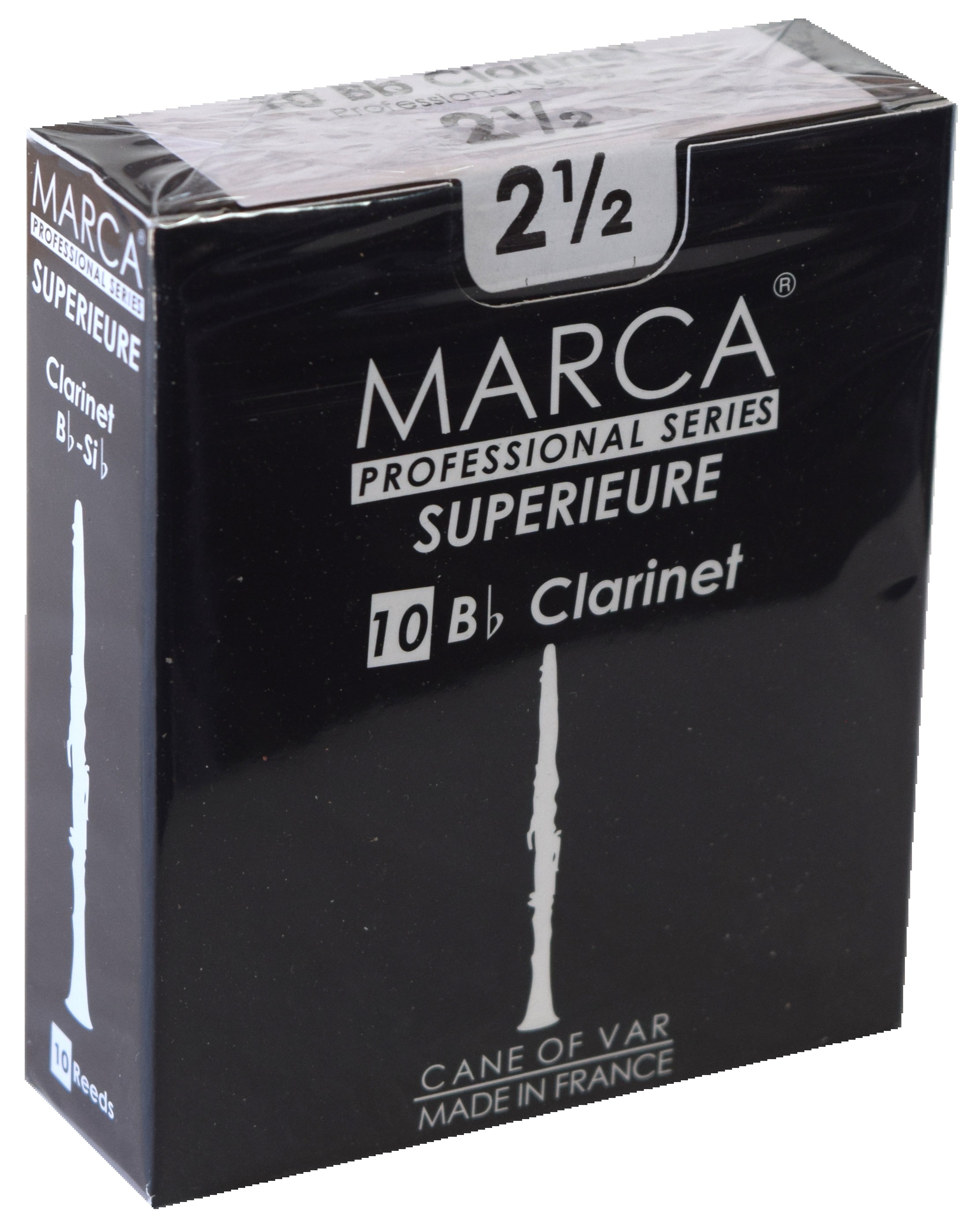 Marca Superieure - Professional Clarinet Reeds (Box of 10) - 2 1/2