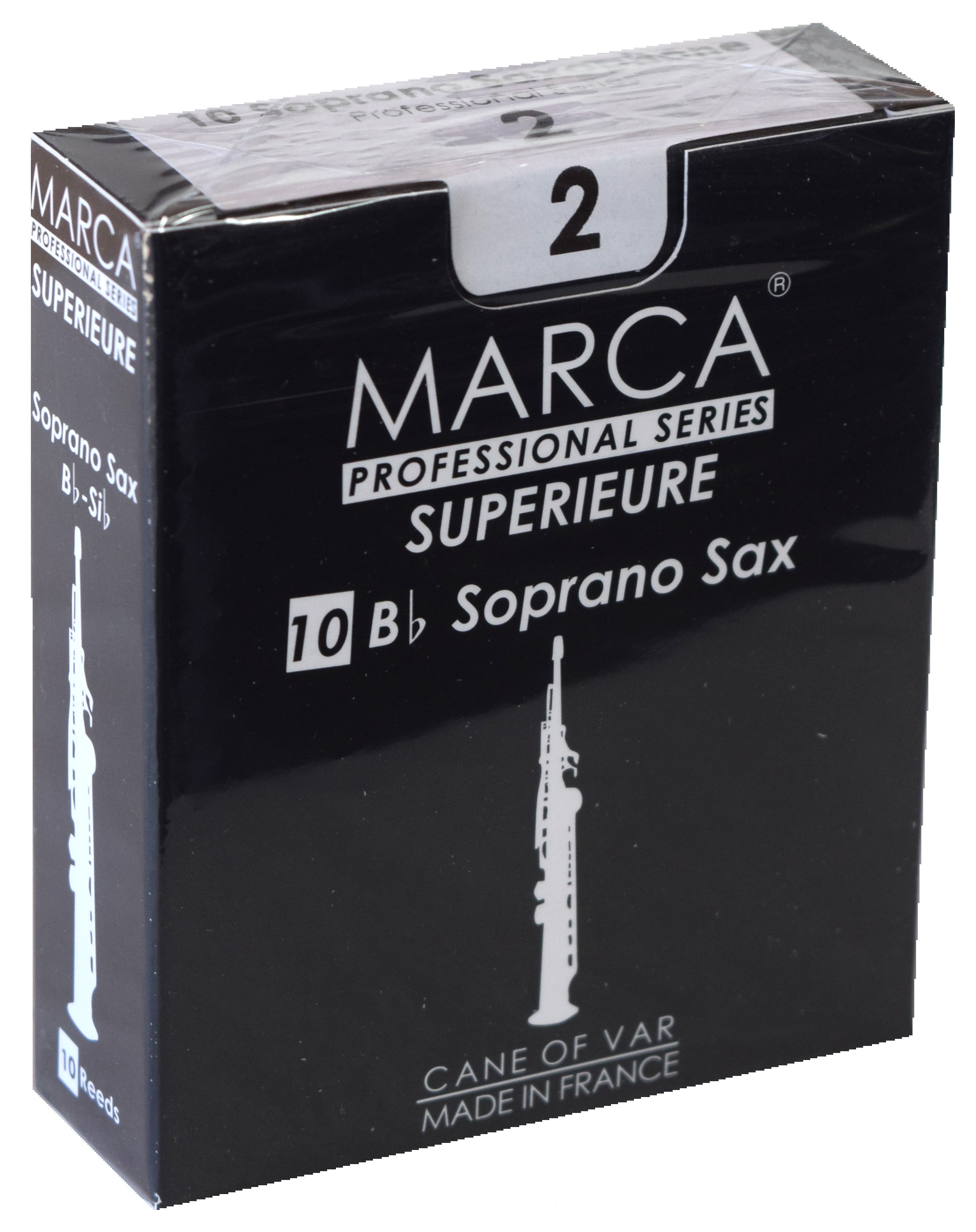 Marca Superieure - Professional Soprano Saxophone Reeds (Box of 10) - 2