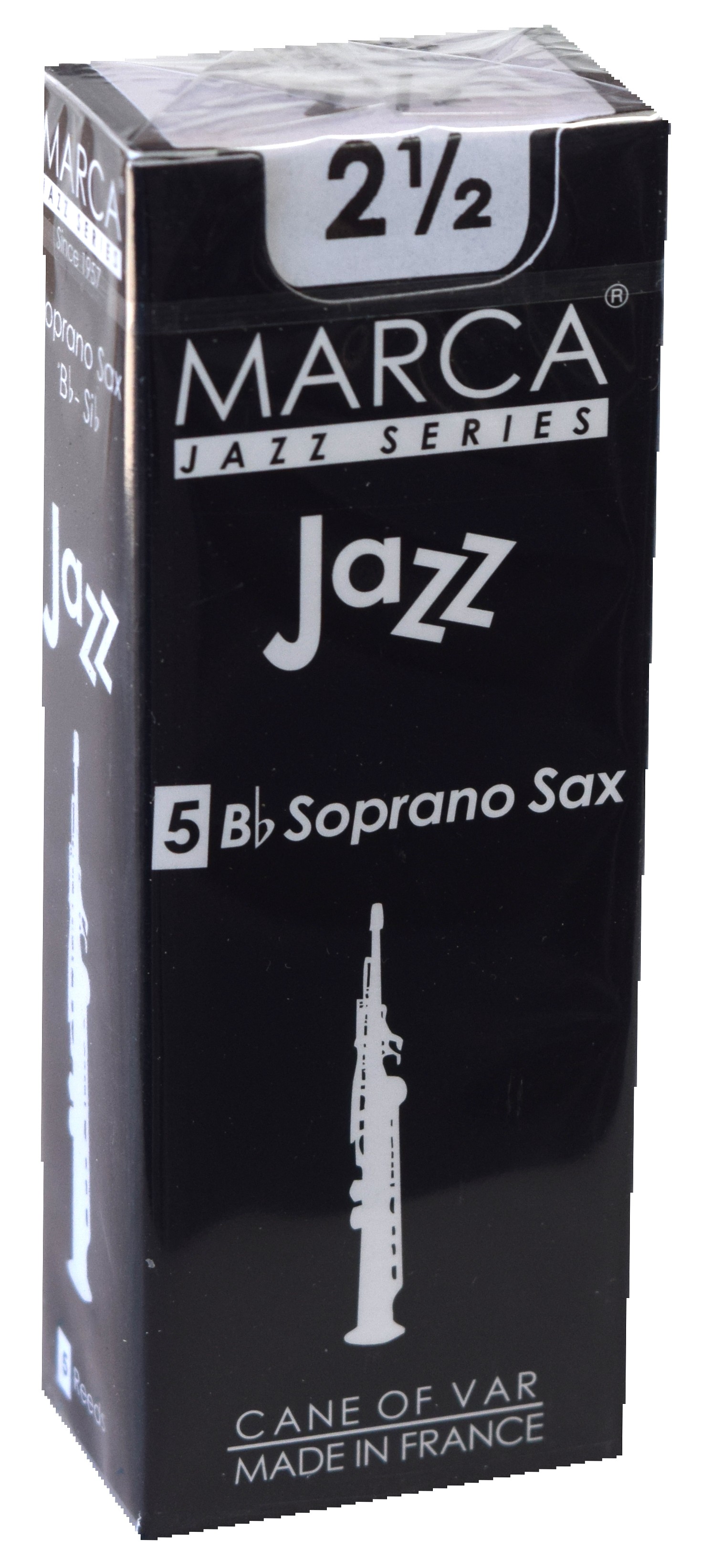 Marca Jazz Series - Soprano Saxophone Reeds (Box of 5) - 2 1/2