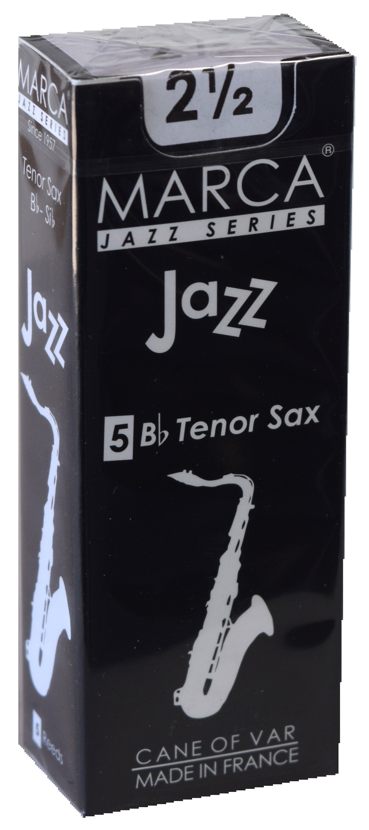 Marca Jazz Series - Tenor Saxophone Reeds (Box of 5) - 2 1/2