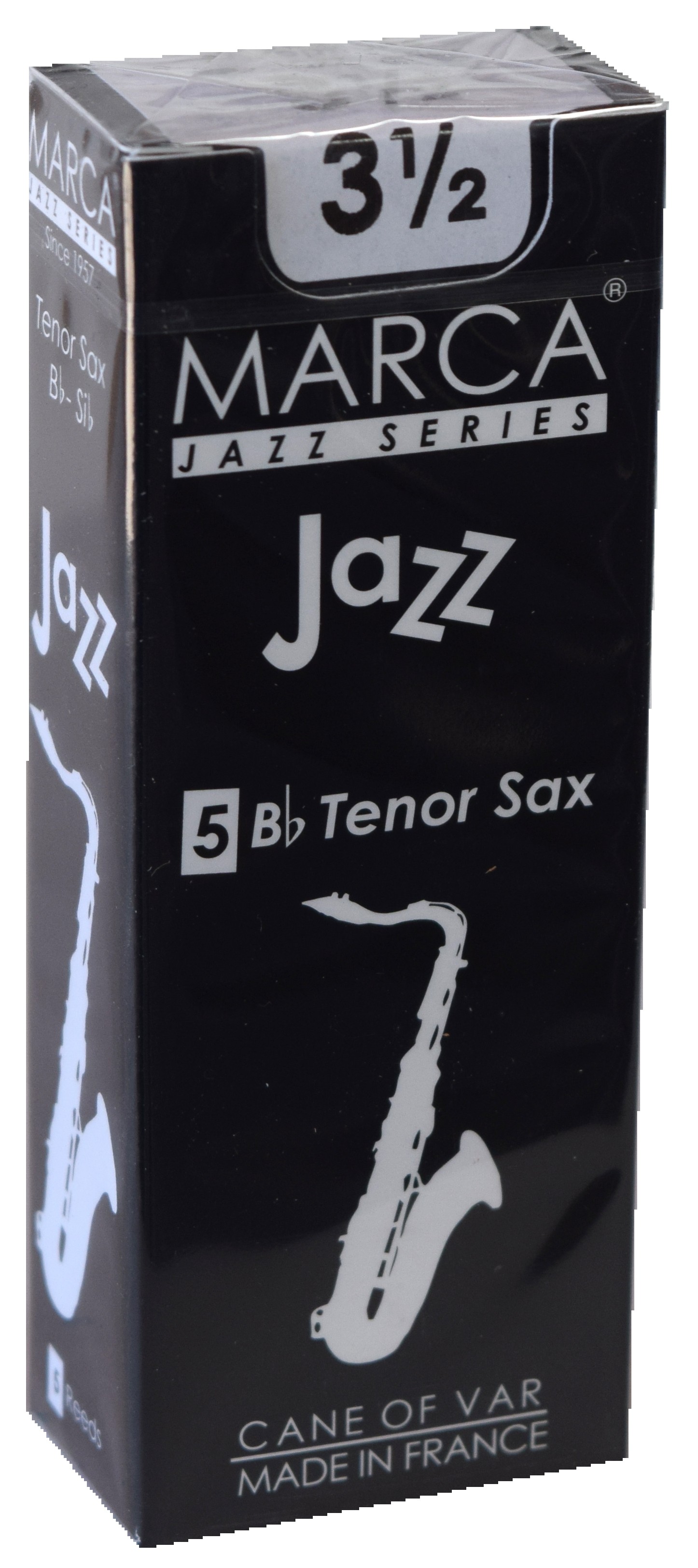 Marca Jazz Series - Tenor Saxophone Reeds (Box of 5) - 3 1/2