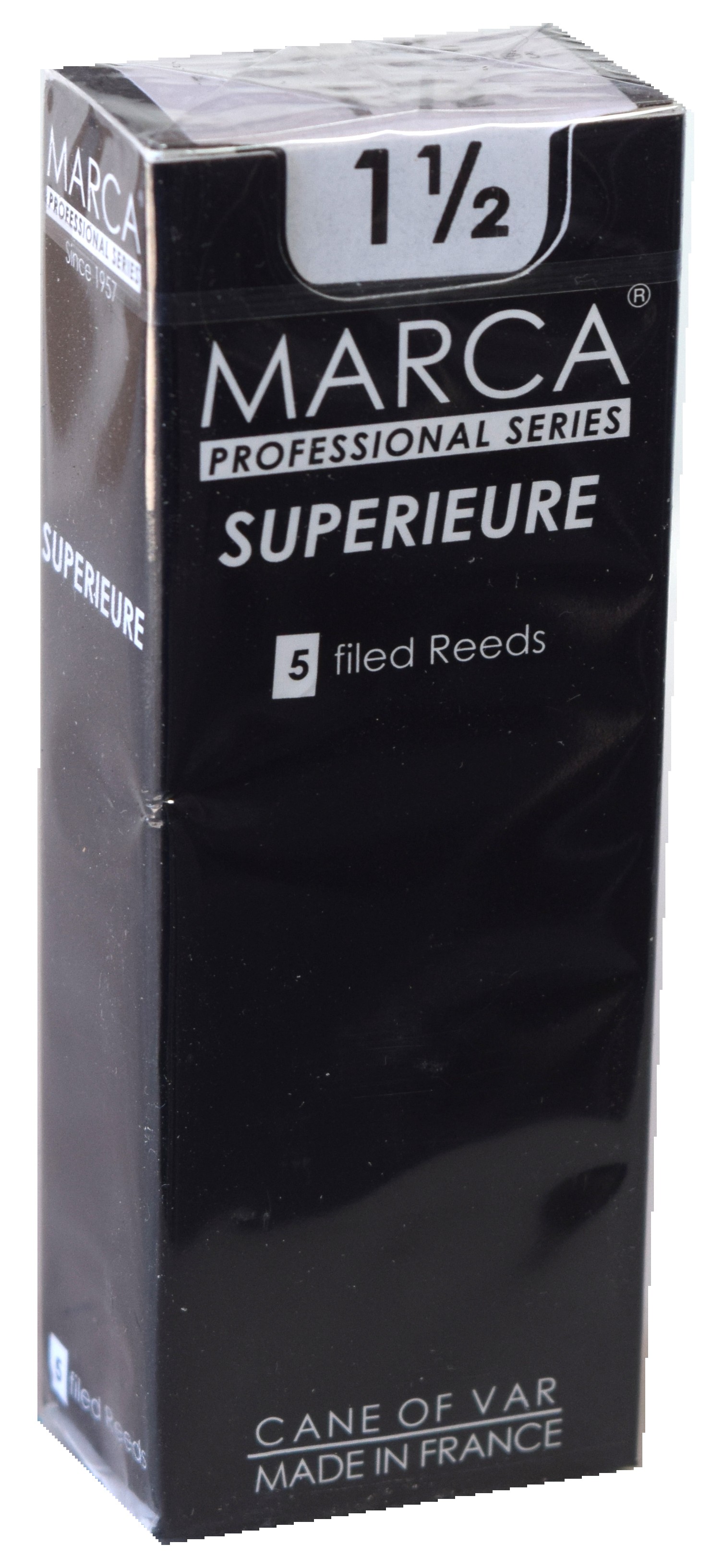 Marca Superieure - Professional Tenor Saxophone Reeds (Box of 5) - 1 1/2