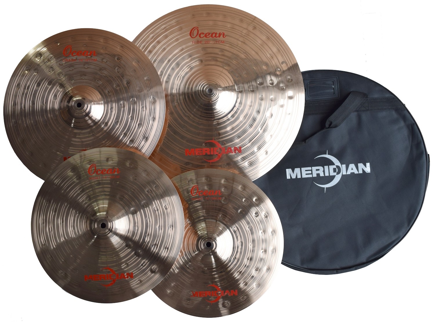 Meridian Ocean B8 Cymbals - pack of 4