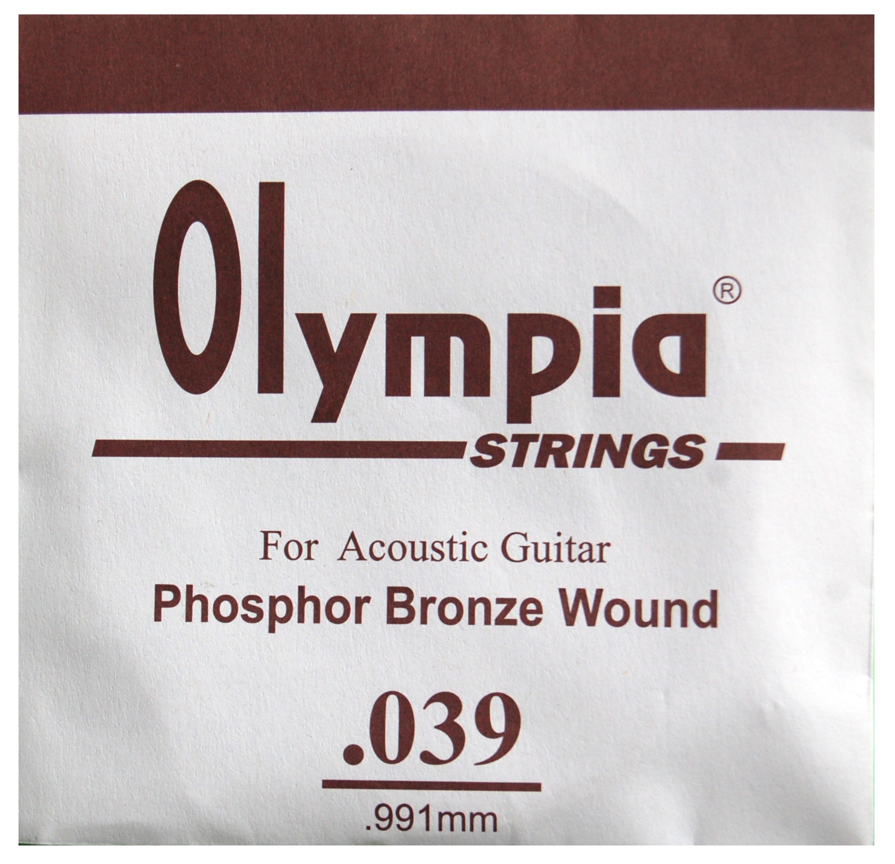 Z/ SINGLE .039 - 1 STRINGS ACOUSTIC