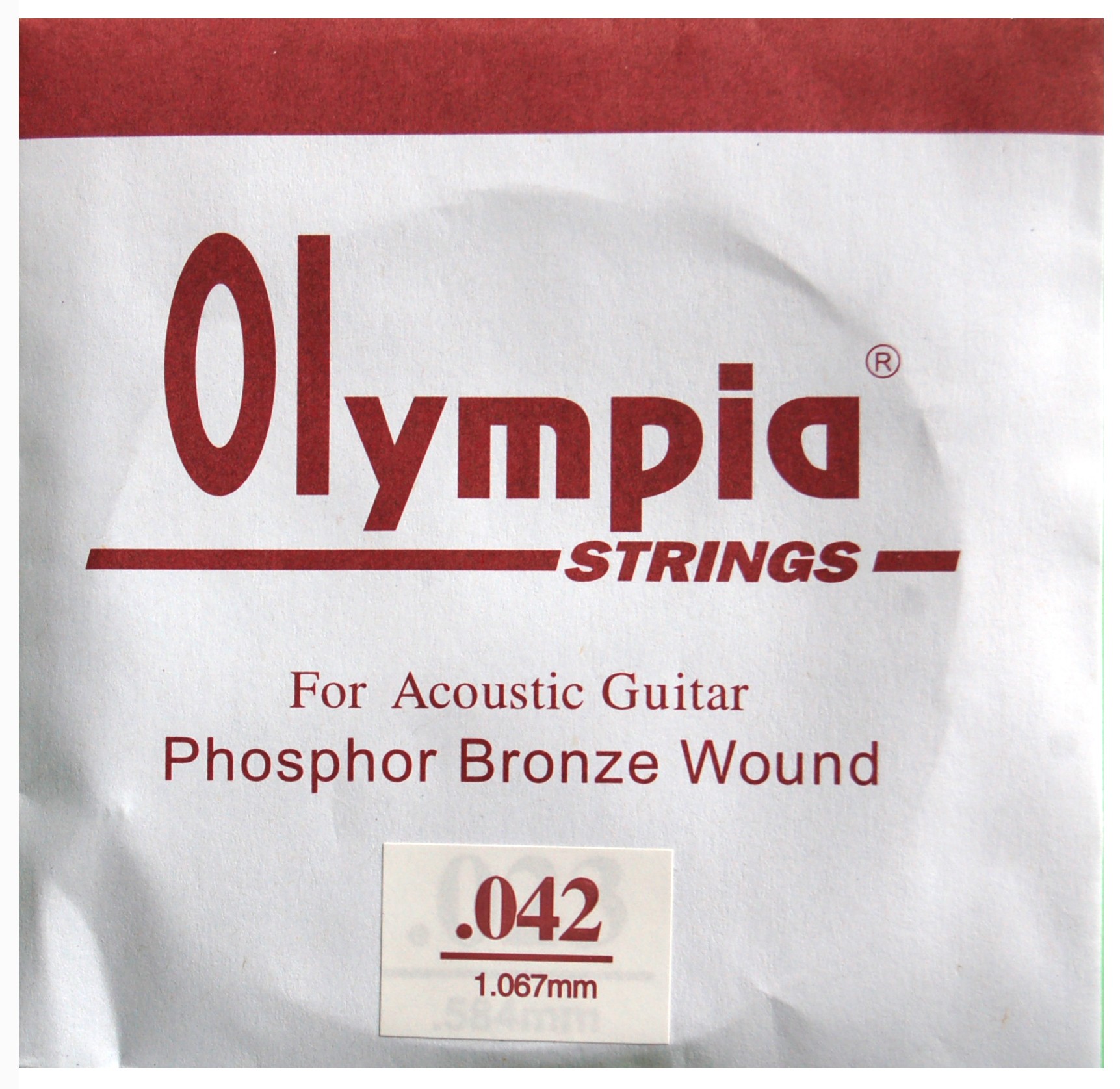 Z/ SINGLE .042 - 1 STRINGS ACOUSTIC