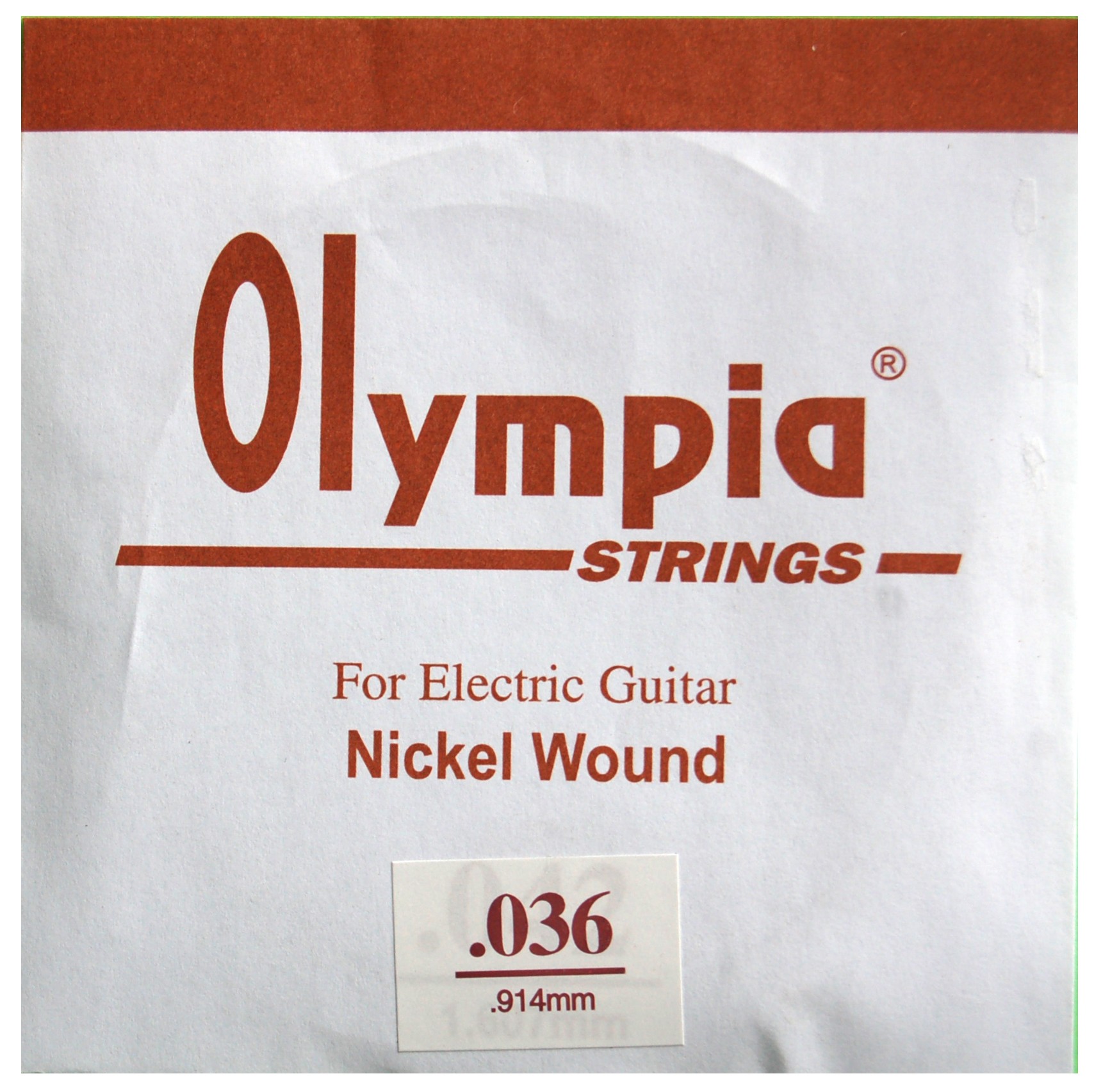 Z/ SINGLE .036 - 1 STRINGS ELECTRIC
