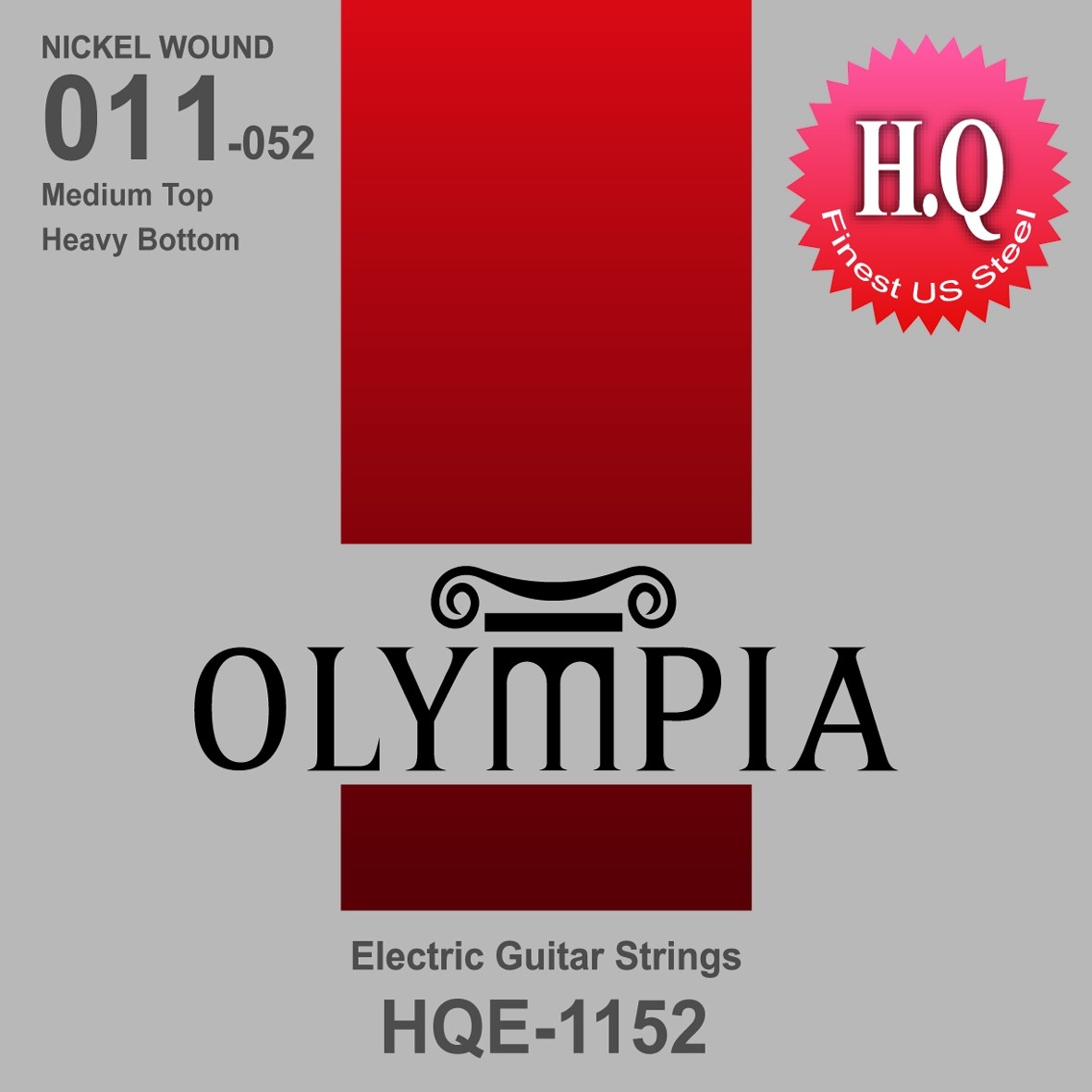 OLYMPIA NICKEL WOUND ELECTRIC GUITAR STRINGS - 11-52
