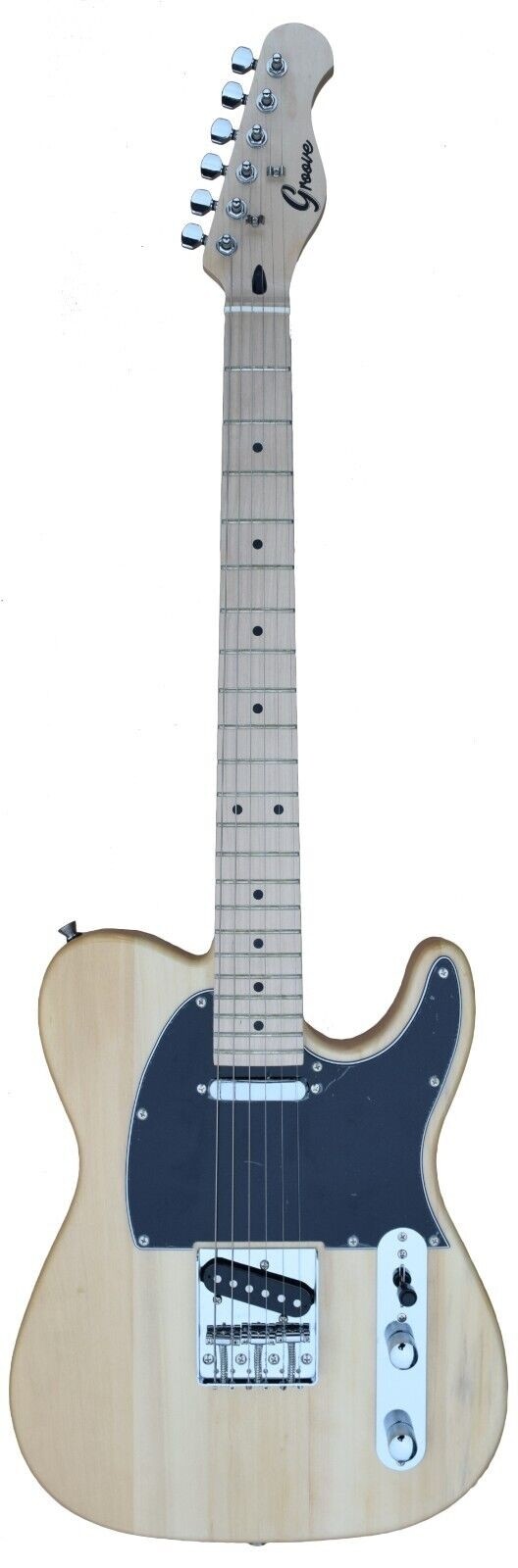 GROOVE TC4705 TELE STYLE ELECTRIC GUITAR WITH ALNICO PICKUPS - NATURA FINISH