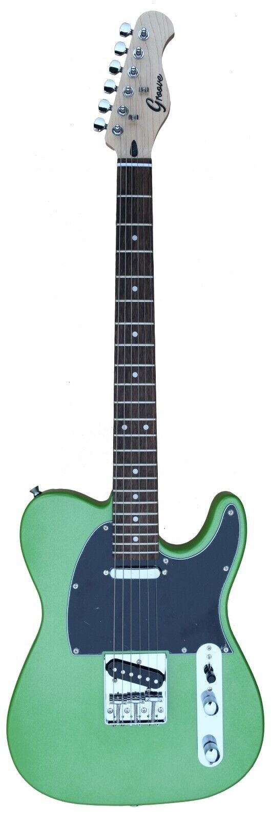 GROOVE TC4705 TELE STYLE ELECTRIC GUITAR WITH ALNICO PICKUPS - METALLIC GREEN