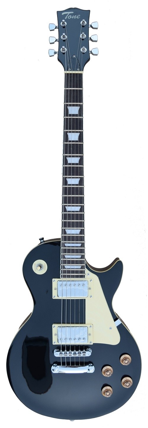 A TONE LESPAUL SHAPED ELECTRIC GUITAR BLACK