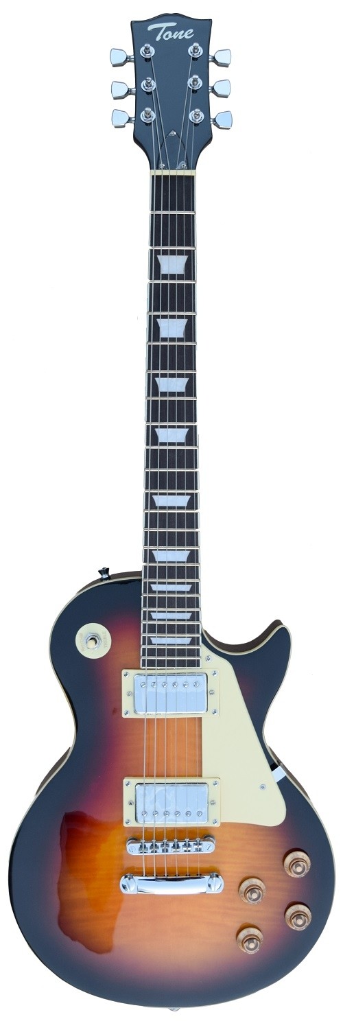 A TONE LESPAUL SHAPED ELECTRIC GUITAR TOBACCO BURST