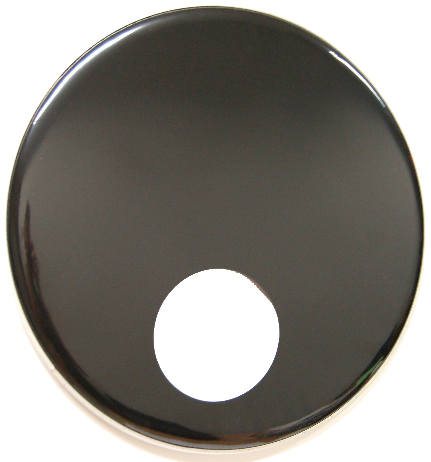 TRIBAL BLACK 22'' BASS DRUM HEAD WITH HOLE