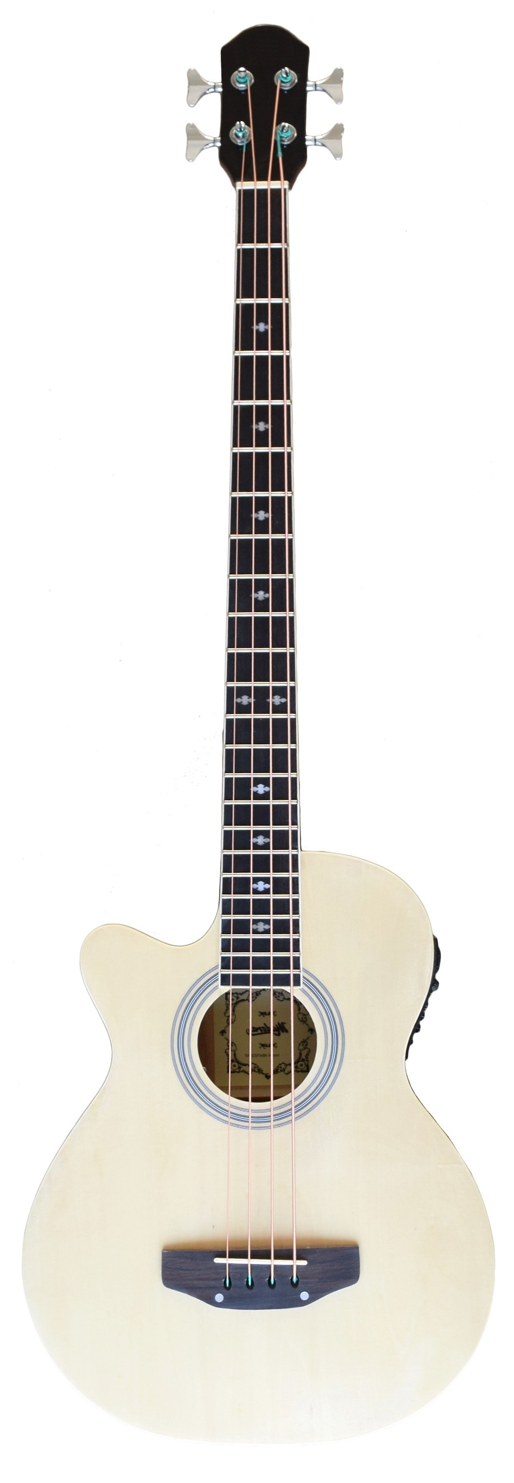 MADERA AB470CE LEFT-HANDED ACOUSTIC BASS - NATURAL