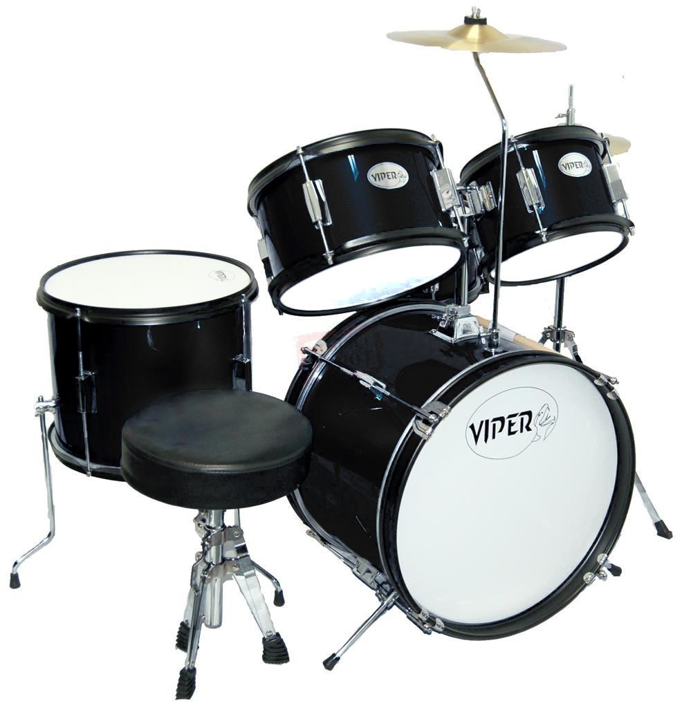 VIPER JR. DRUM SET METALLIC BLACK