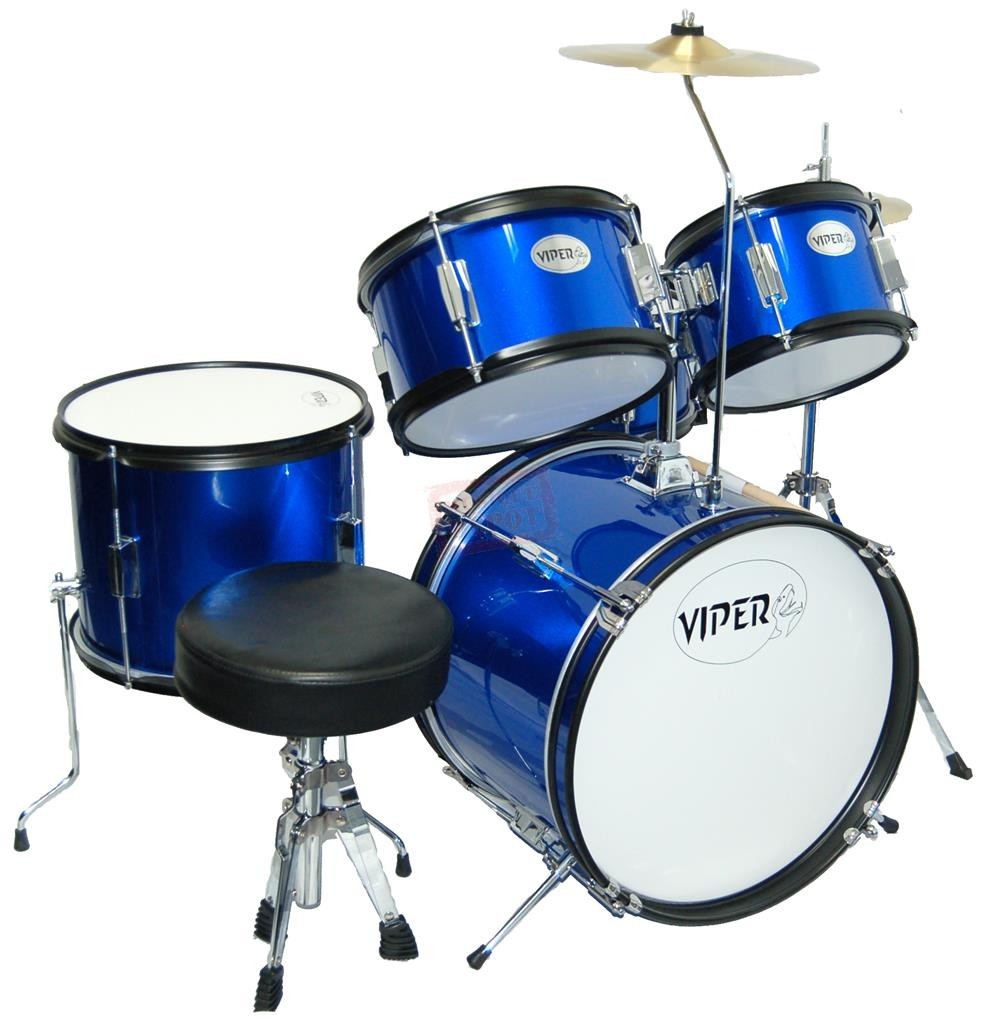 VIPER JR. DRUM SET METALLIC BLUE