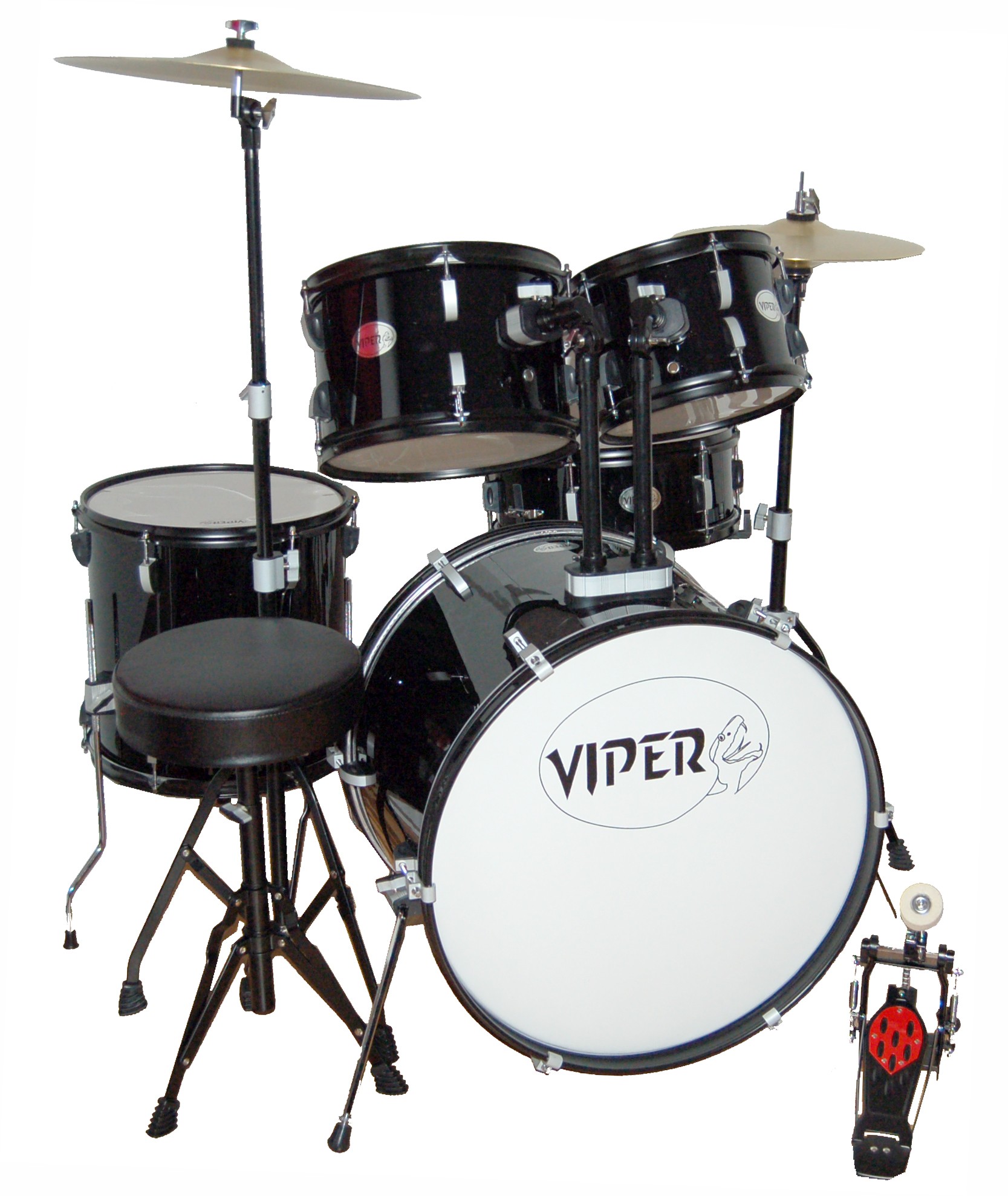VIPER 3401 STUDENT DRUMSET IN BLACK