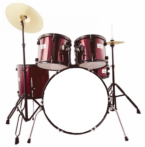 VIPER 3401 STUDENT DRUMSET IN WINE RED