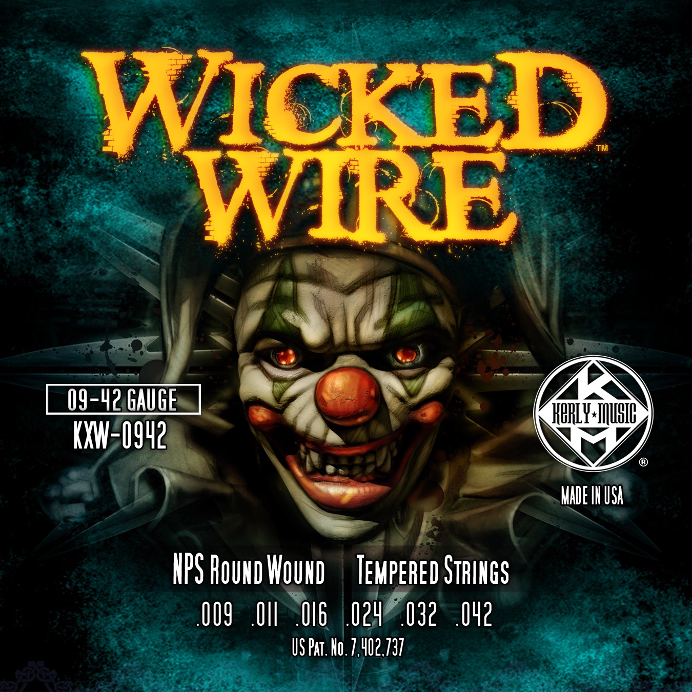 KERLY KUES - WICKED WIRE - NPS ROUND WOUND - KXW-0942