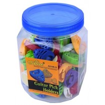 ALICE JAR WITH 72 PIECES - TEAR DROP SHAPED PICK HOLDERS