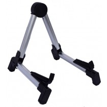 GK GS701 - FOLDABLE GUITAR STAND - SILVER