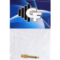 GRF CONNECTOR TRANSFORMER - RCA FEMALE X 1/4 MALE MONO - GOLD