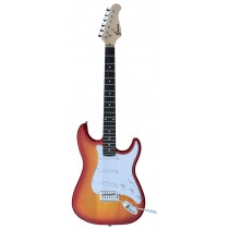 Groove Strat-Shaped Electric guitar - Cherry Burst