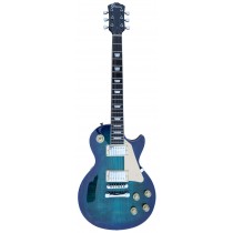 A Groove Lespaul Shaped Electric Guitar SET-Neck color Blueberry Fade