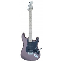 Groove Strat-Shaped Electric guitar - Sparkle Burgundy Finish