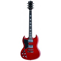 GROOVE SG5005 LEFT-HANDED SG-STYLE ELECTRIC GUITAR - RED