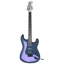 Groove SSH2024 S/S/H Strat-Shaped Electric Guitar - Purple Burst Finish