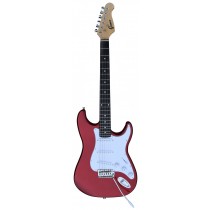 Groove Strat-Shaped Electric guitar - Metallic Red